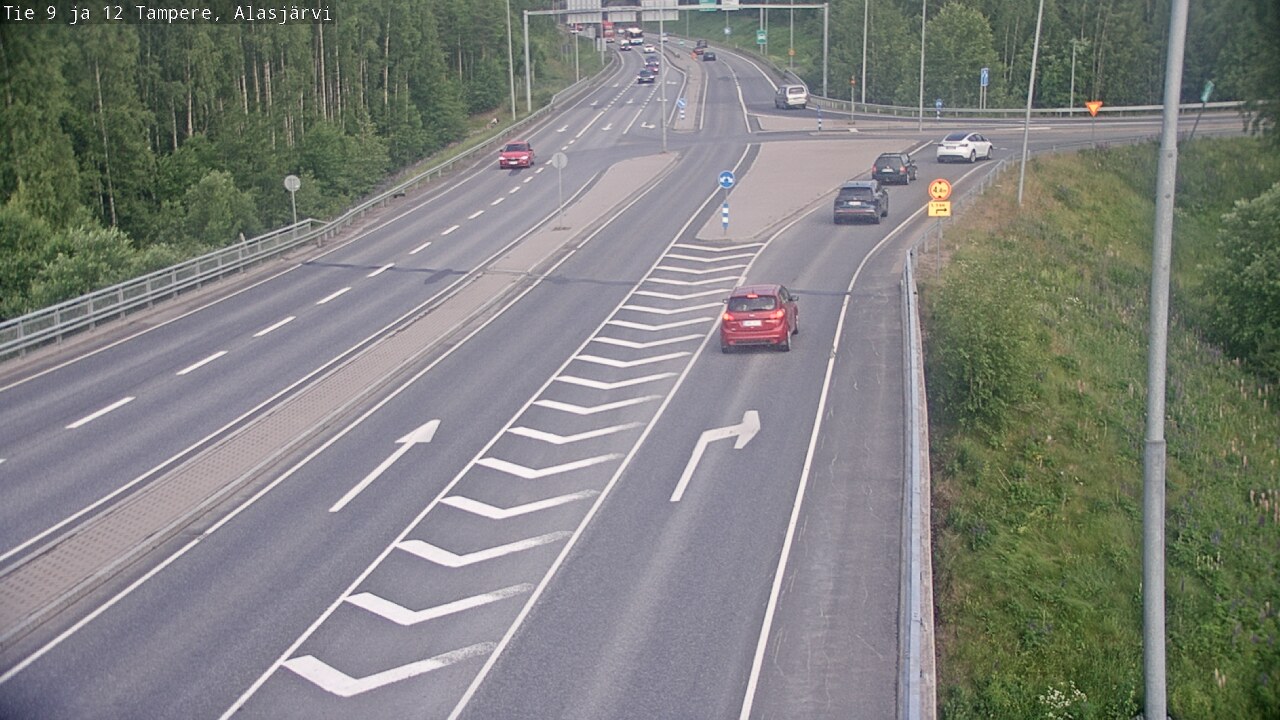 Weather Camera Image Road 12 Tampere, Alasjärvi, Tampere, Pirkanmaa