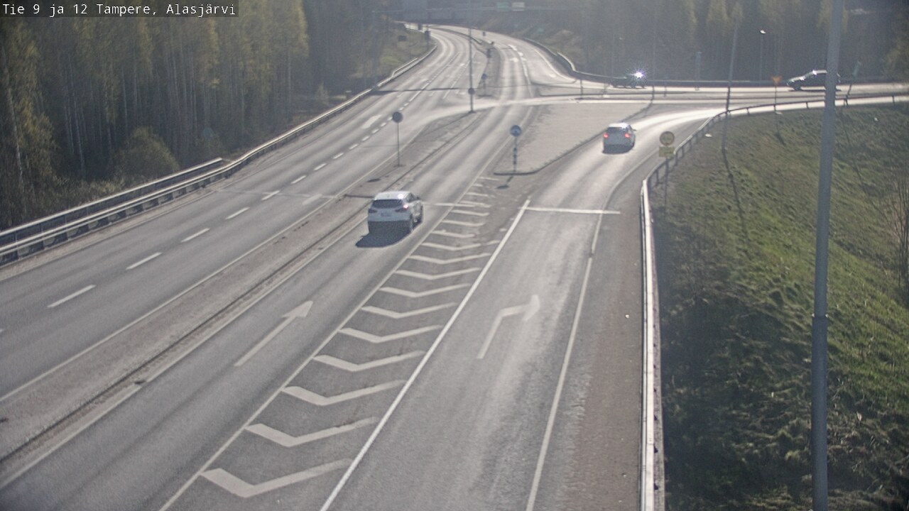 Weather Camera Image Väg 12 Tammerfors, Alasjärvi, Tampere, Pirkanmaa