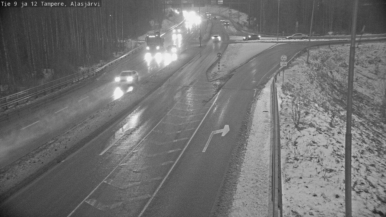 Weather Camera Image Väg 12 Tammerfors, Alasjärvi, Tampere, Pirkanmaa