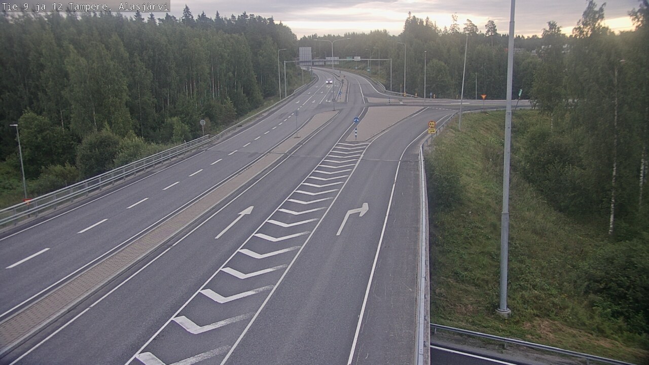 Weather Camera Image Road 12 Tampere, Alasjärvi, Tampere, Pirkanmaa