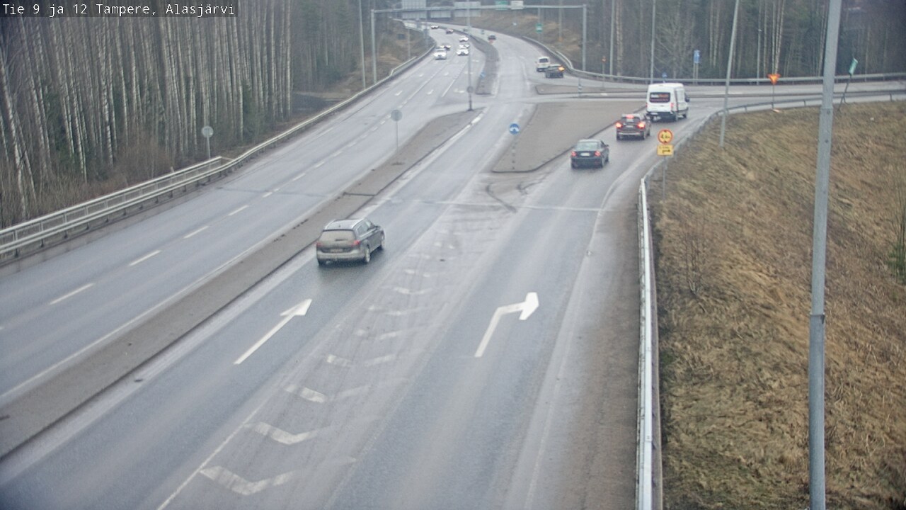 Weather Camera Image Väg 12 Tammerfors, Alasjärvi, Tampere, Pirkanmaa