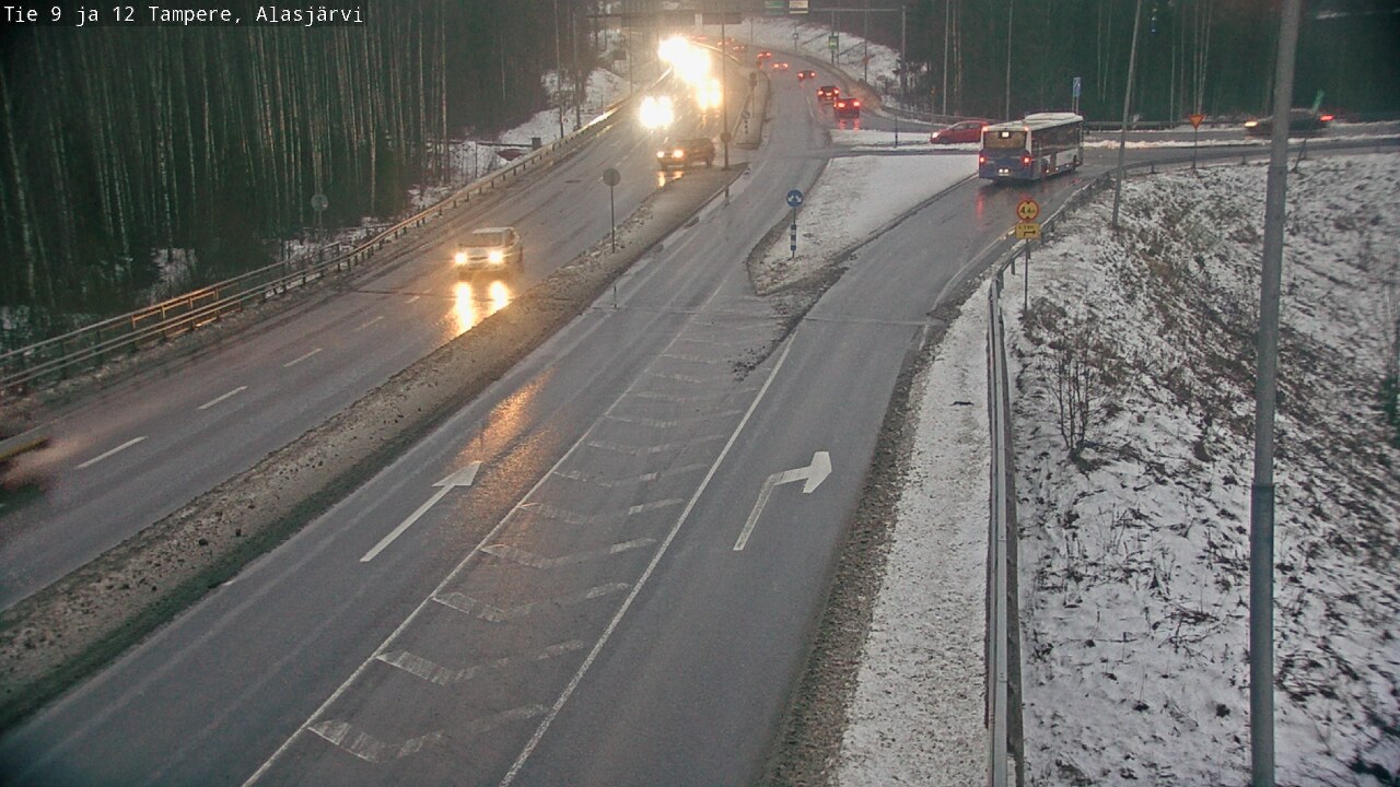 Weather Camera Image Väg 12 Tammerfors, Alasjärvi, Tampere, Pirkanmaa