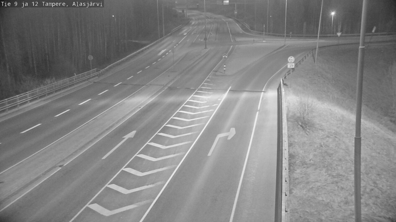 Weather Camera Image Väg 12 Tammerfors, Alasjärvi, Tampere, Pirkanmaa
