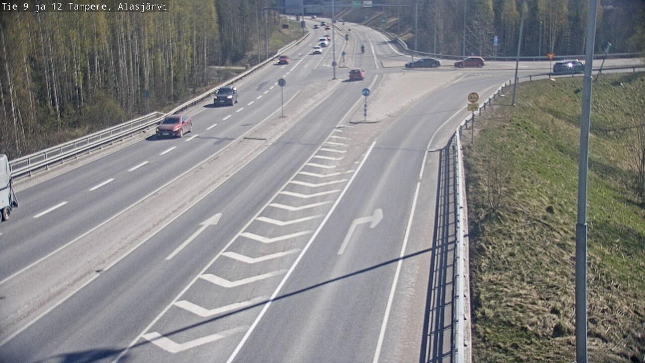 Weather Camera Image Väg 12 Tammerfors, Alasjärvi, Tampere, Pirkanmaa