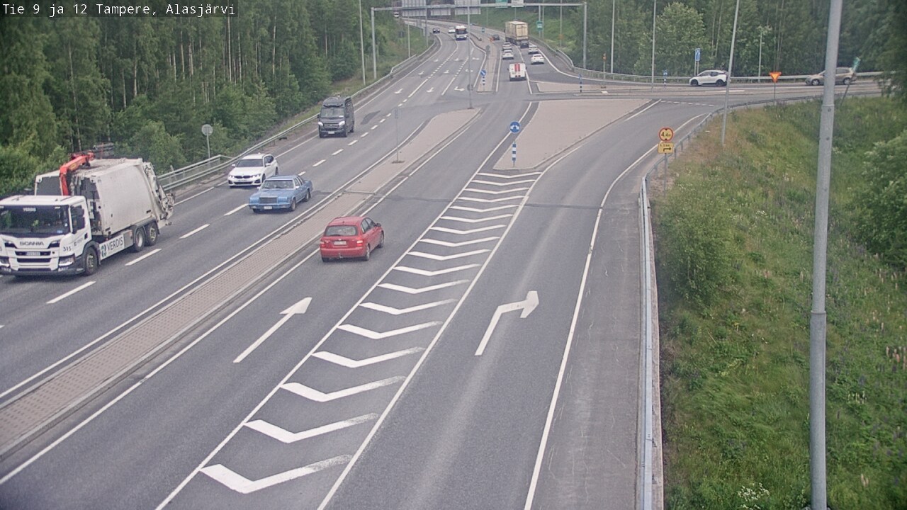 Weather Camera Image Väg 12 Tammerfors, Alasjärvi, Tampere, Pirkanmaa