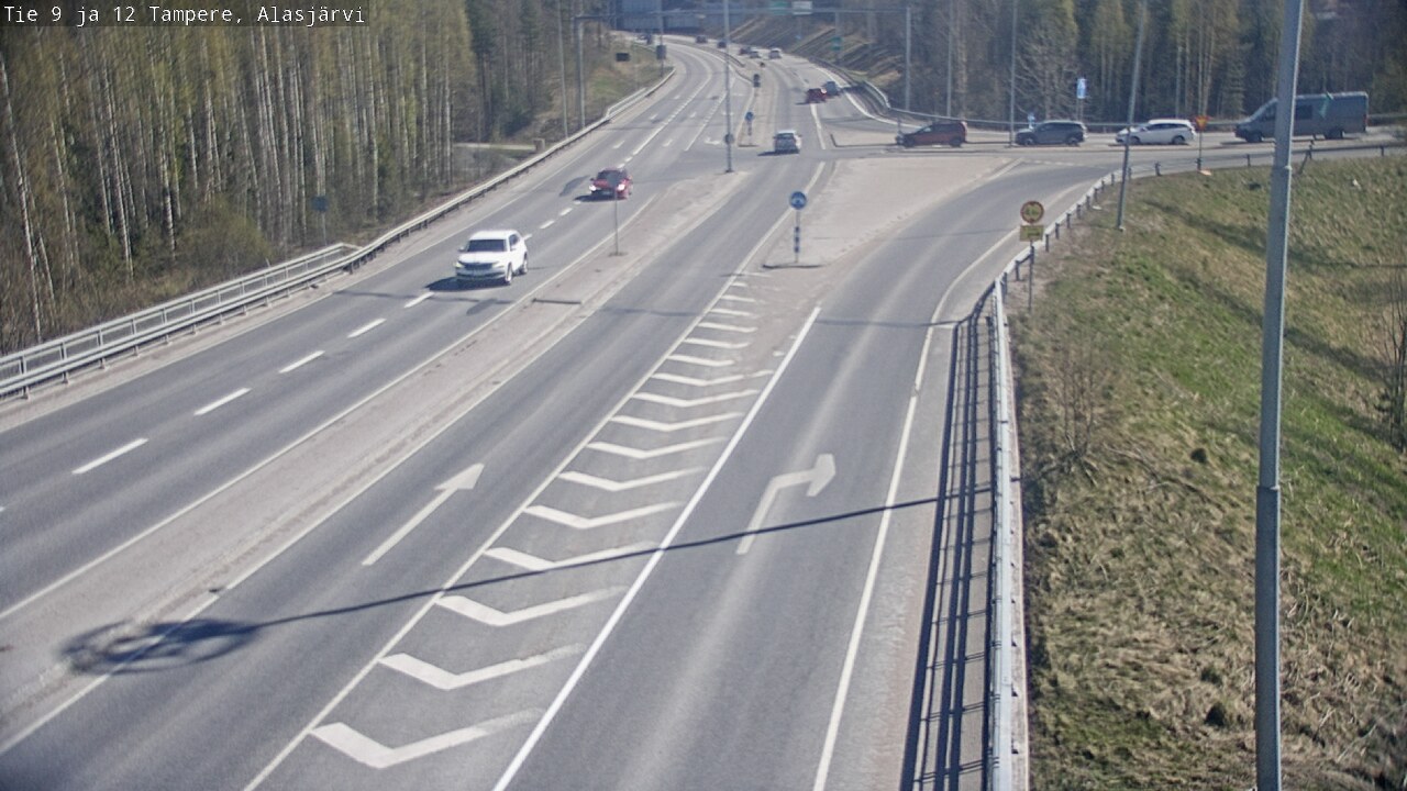 Weather Camera Image Väg 12 Tammerfors, Alasjärvi, Tampere, Pirkanmaa