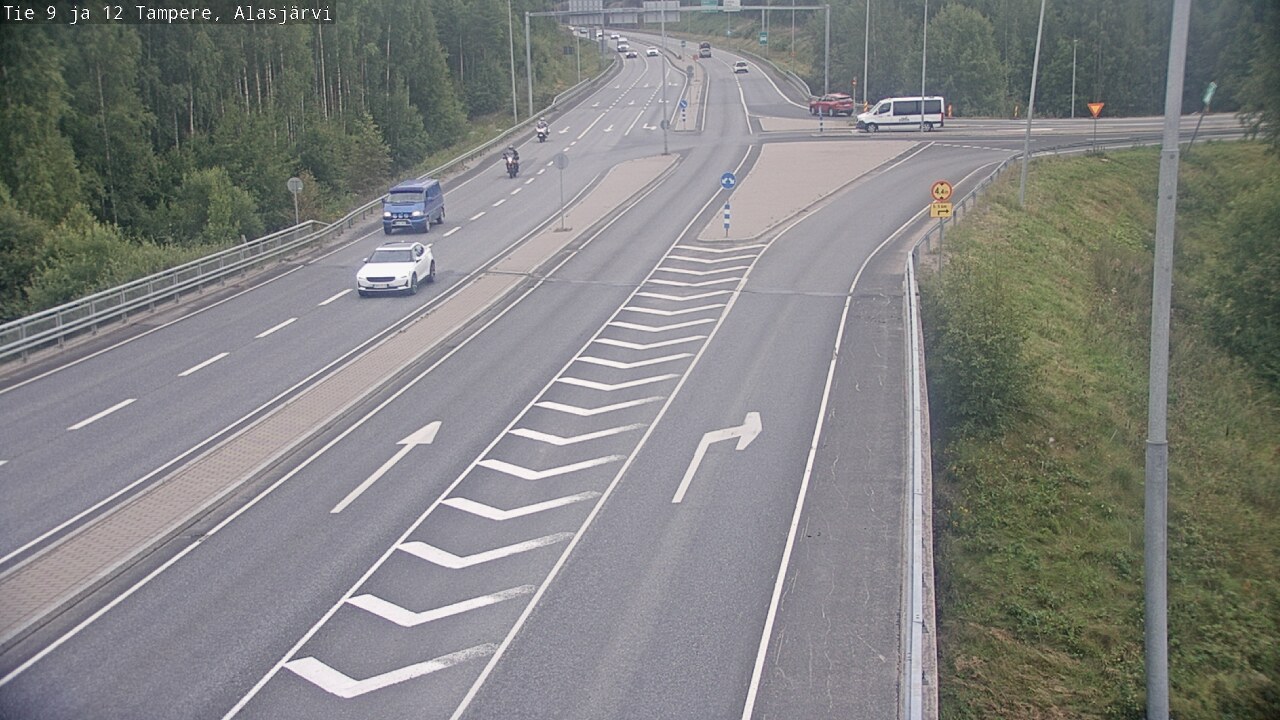 Weather Camera Image Road 12 Tampere, Alasjärvi, Tampere, Pirkanmaa