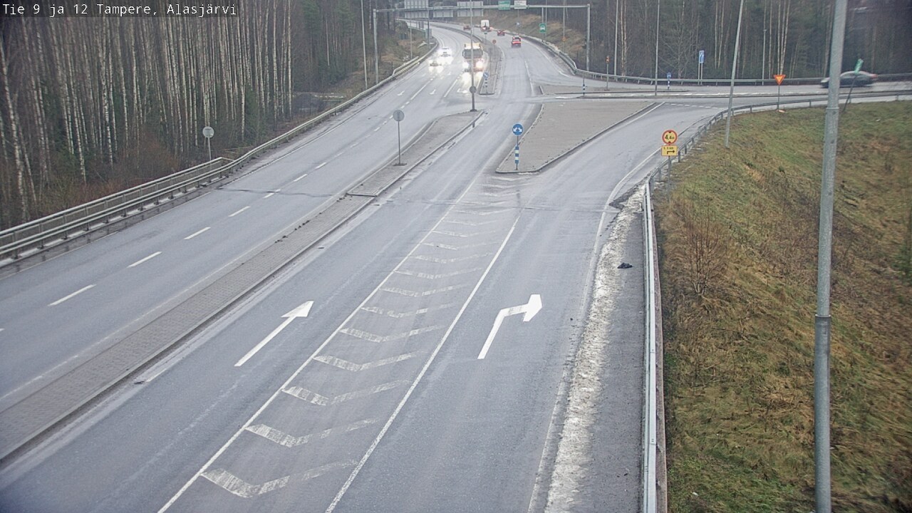Weather Camera Image Väg 12 Tammerfors, Alasjärvi, Tampere, Pirkanmaa