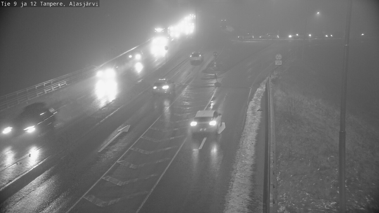 Weather Camera Image Road 12 Tampere, Alasjärvi, Tampere, Pirkanmaa