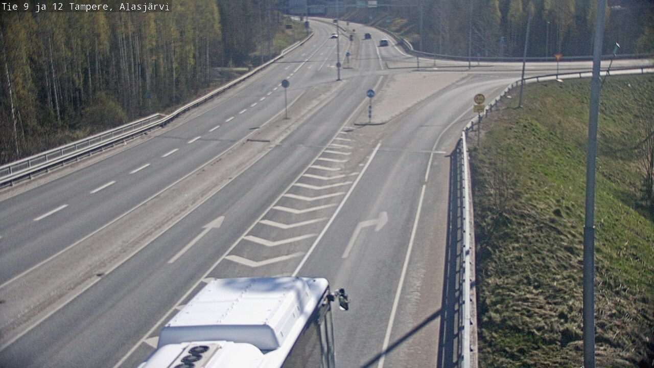 Weather Camera Image Väg 12 Tammerfors, Alasjärvi, Tampere, Pirkanmaa