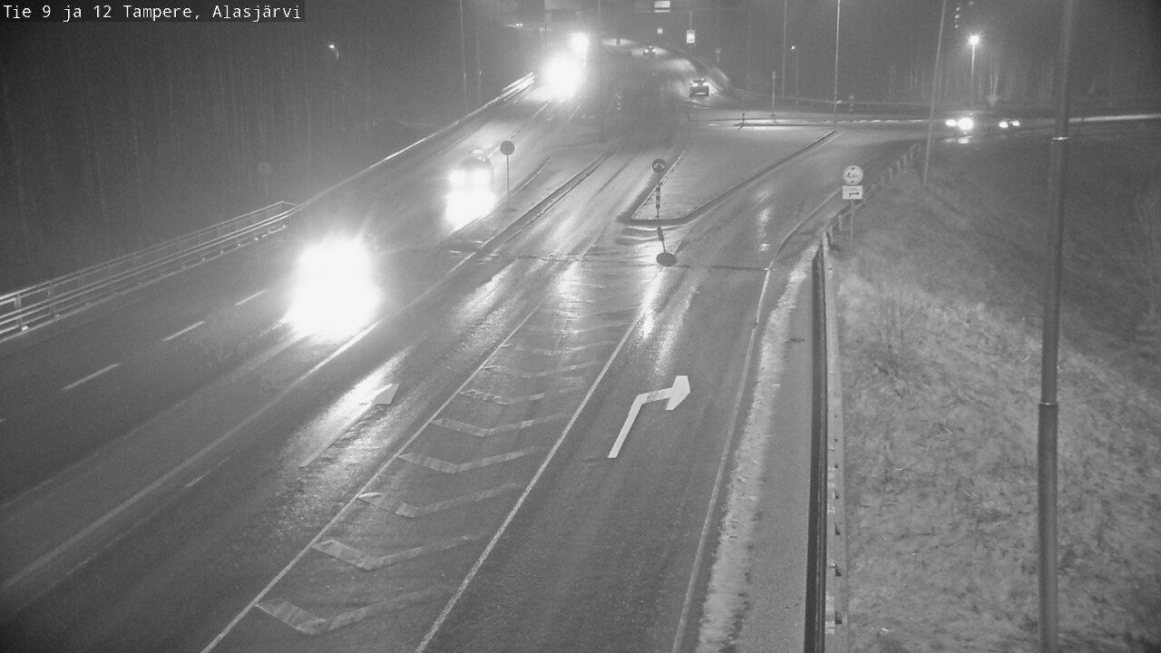 Weather Camera Image Väg 12 Tammerfors, Alasjärvi, Tampere, Pirkanmaa
