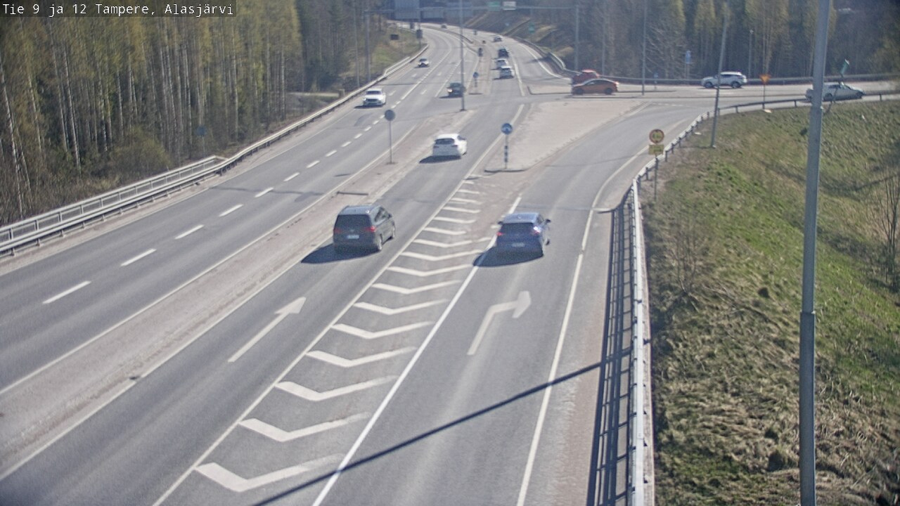 Weather Camera Image Väg 12 Tammerfors, Alasjärvi, Tampere, Pirkanmaa