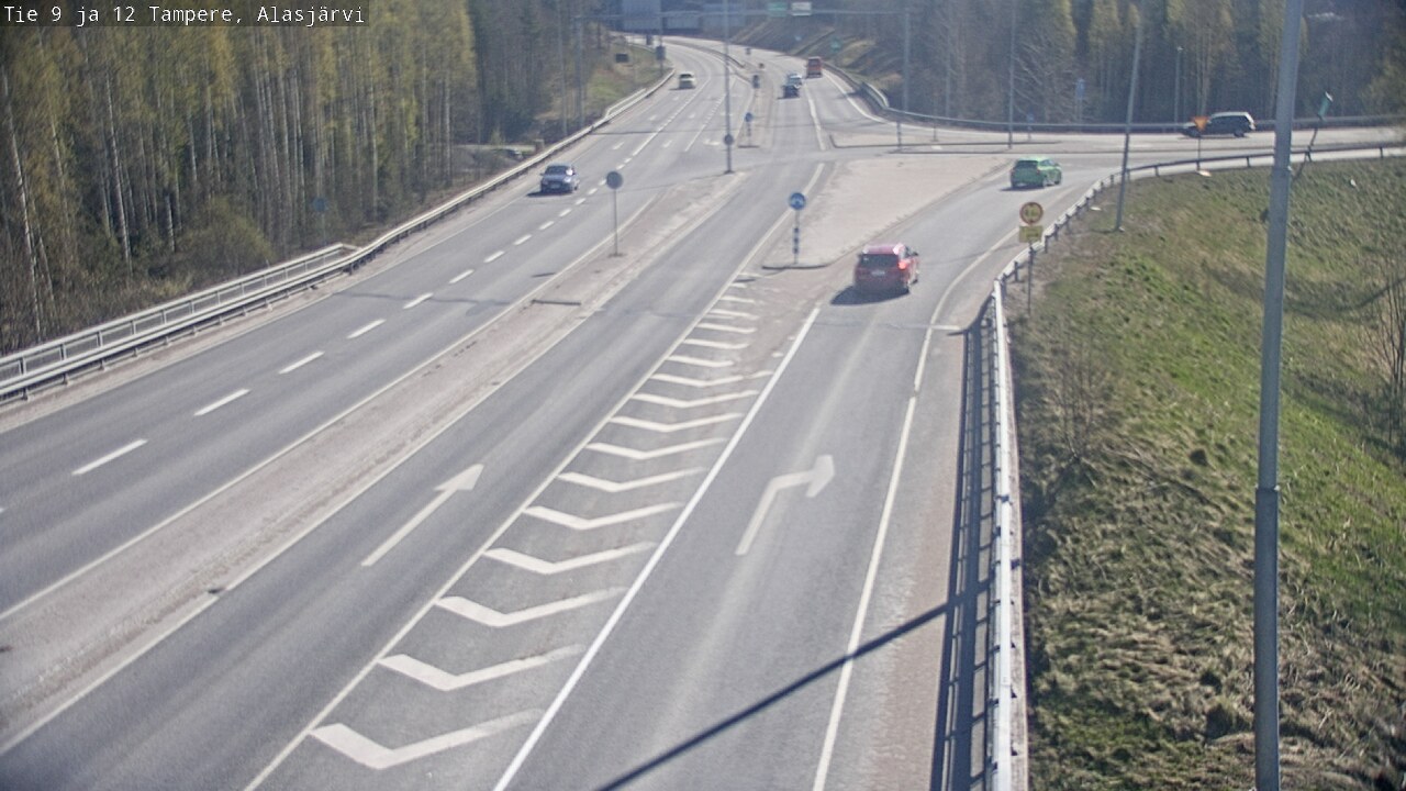 Weather Camera Image Väg 12 Tammerfors, Alasjärvi, Tampere, Pirkanmaa