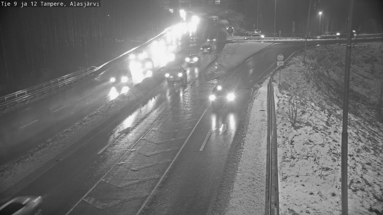Weather Camera Image Väg 12 Tammerfors, Alasjärvi, Tampere, Pirkanmaa