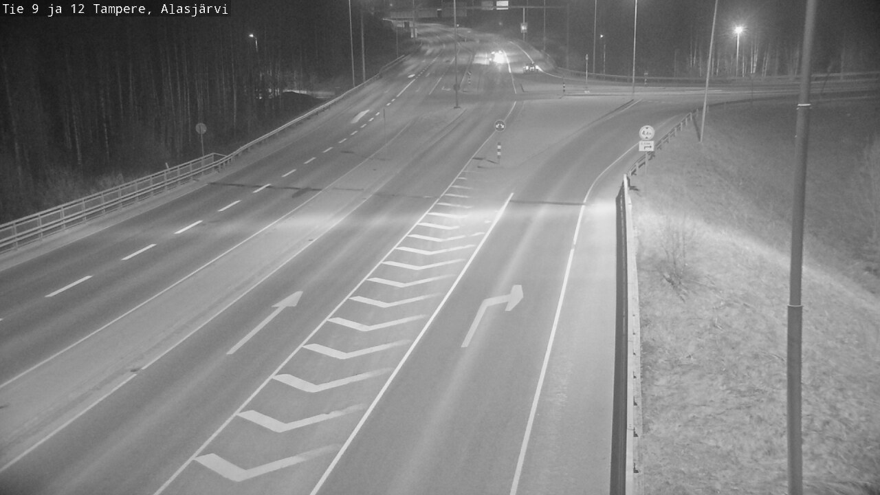 Weather Camera Image Väg 12 Tammerfors, Alasjärvi, Tampere, Pirkanmaa