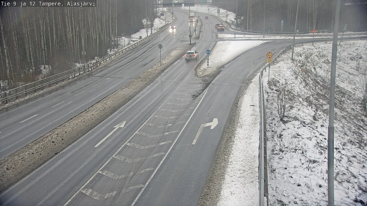 Weather Camera Image Väg 12 Tammerfors, Alasjärvi, Tampere, Pirkanmaa