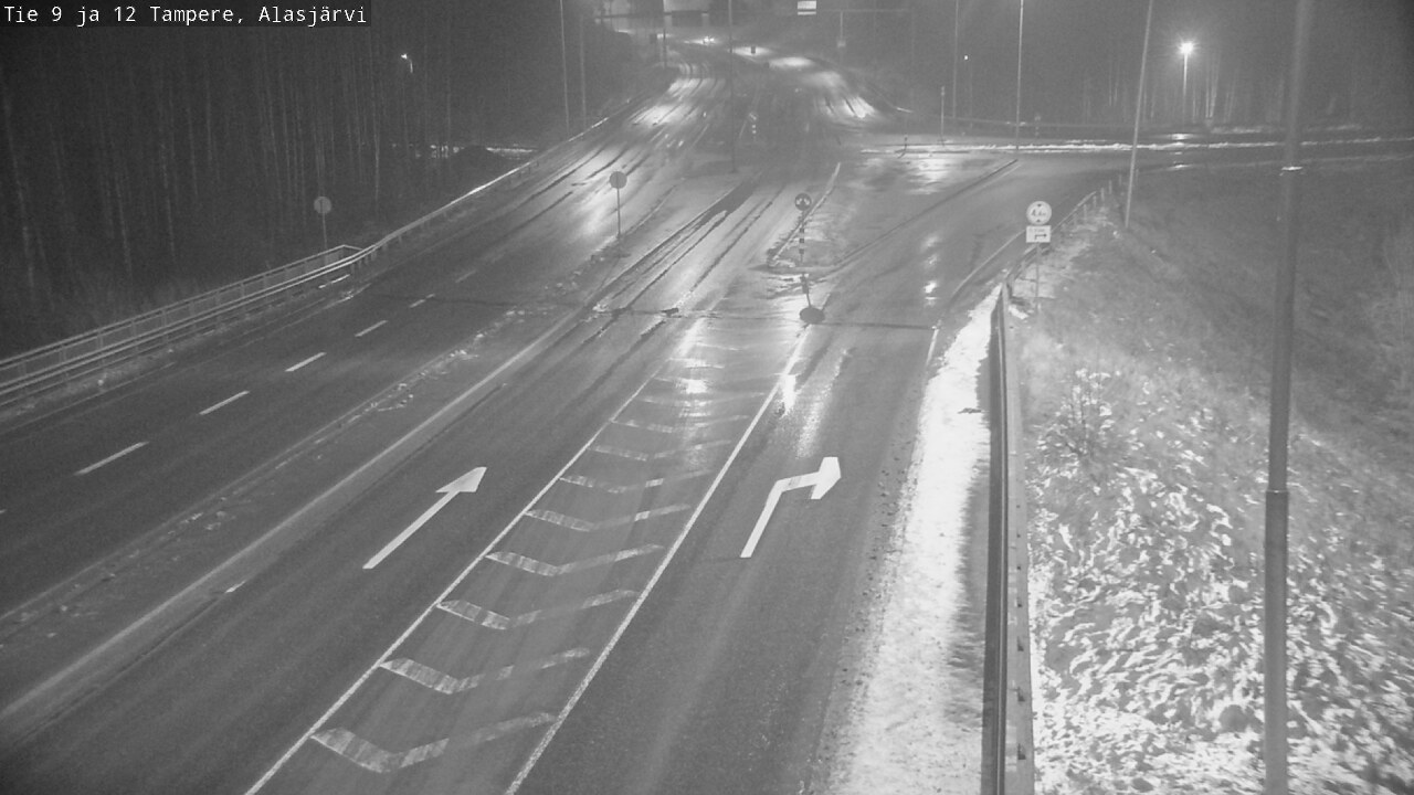 Weather Camera Image Väg 12 Tammerfors, Alasjärvi, Tampere, Pirkanmaa