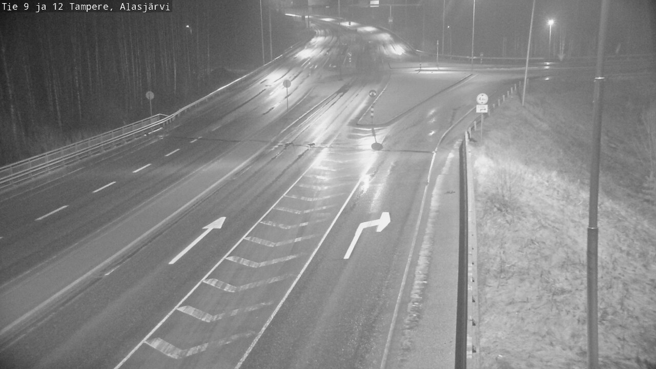 Weather Camera Image Väg 12 Tammerfors, Alasjärvi, Tampere, Pirkanmaa
