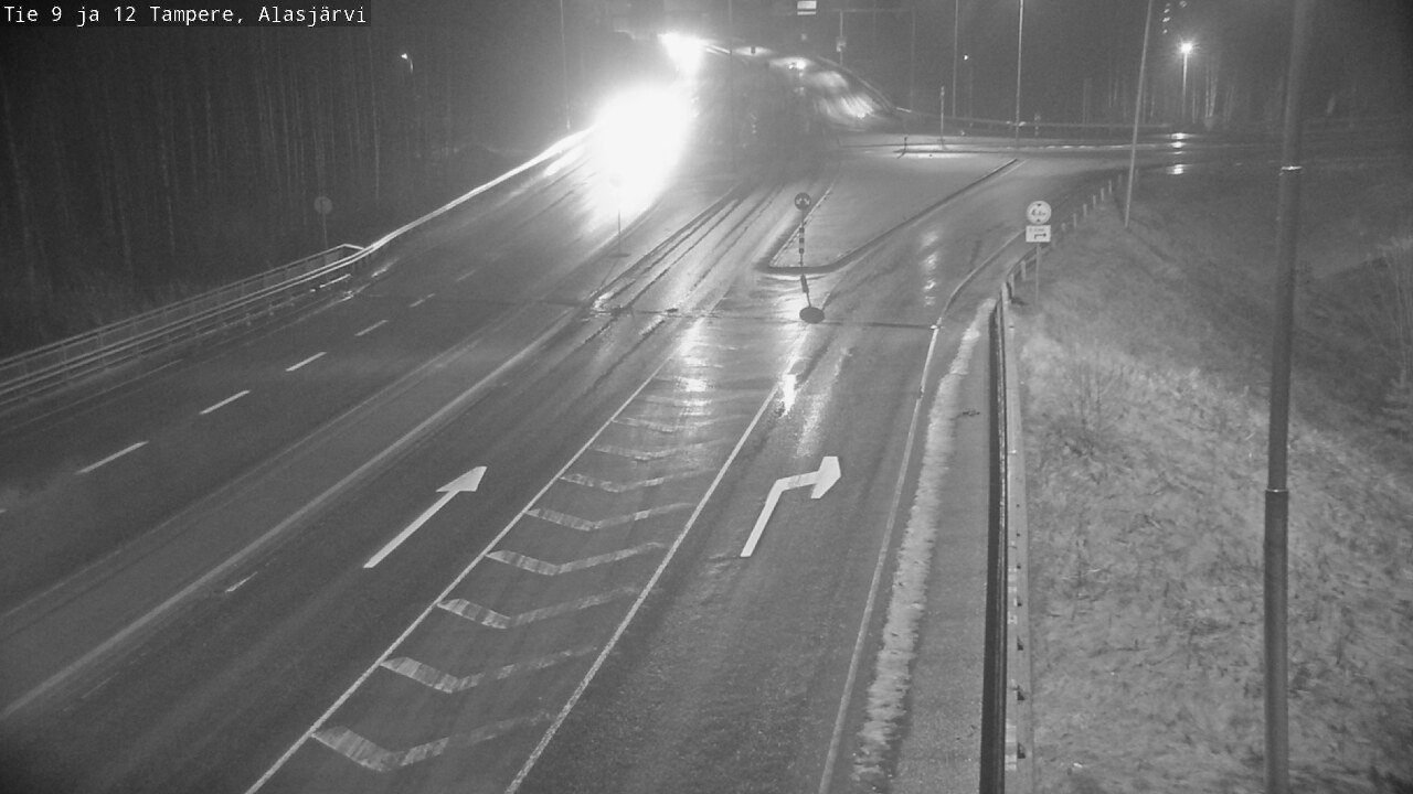 Weather Camera Image Väg 12 Tammerfors, Alasjärvi, Tampere, Pirkanmaa