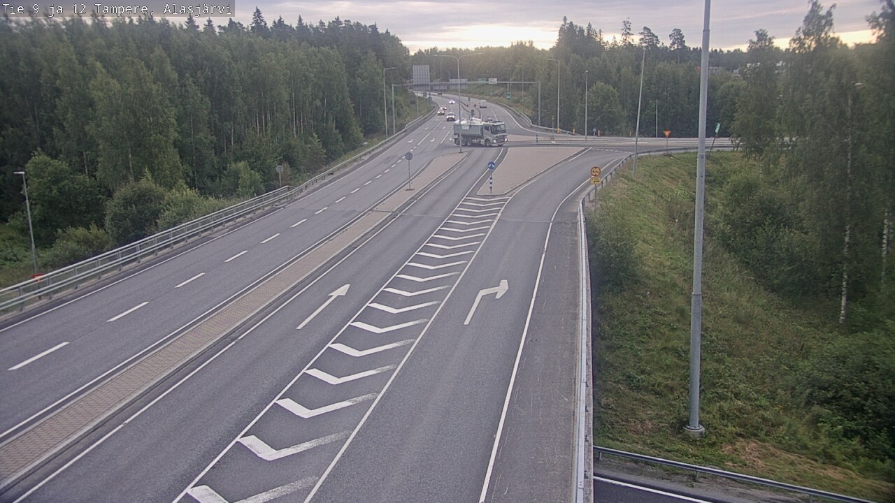 Weather Camera Image Road 12 Tampere, Alasjärvi, Tampere, Pirkanmaa