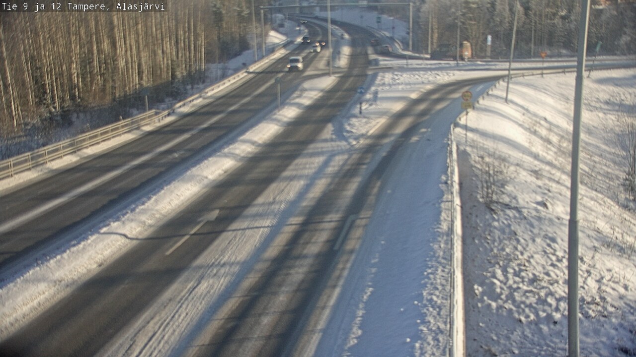 Weather Camera Image Väg 12 Tammerfors, Alasjärvi, Tampere, Pirkanmaa