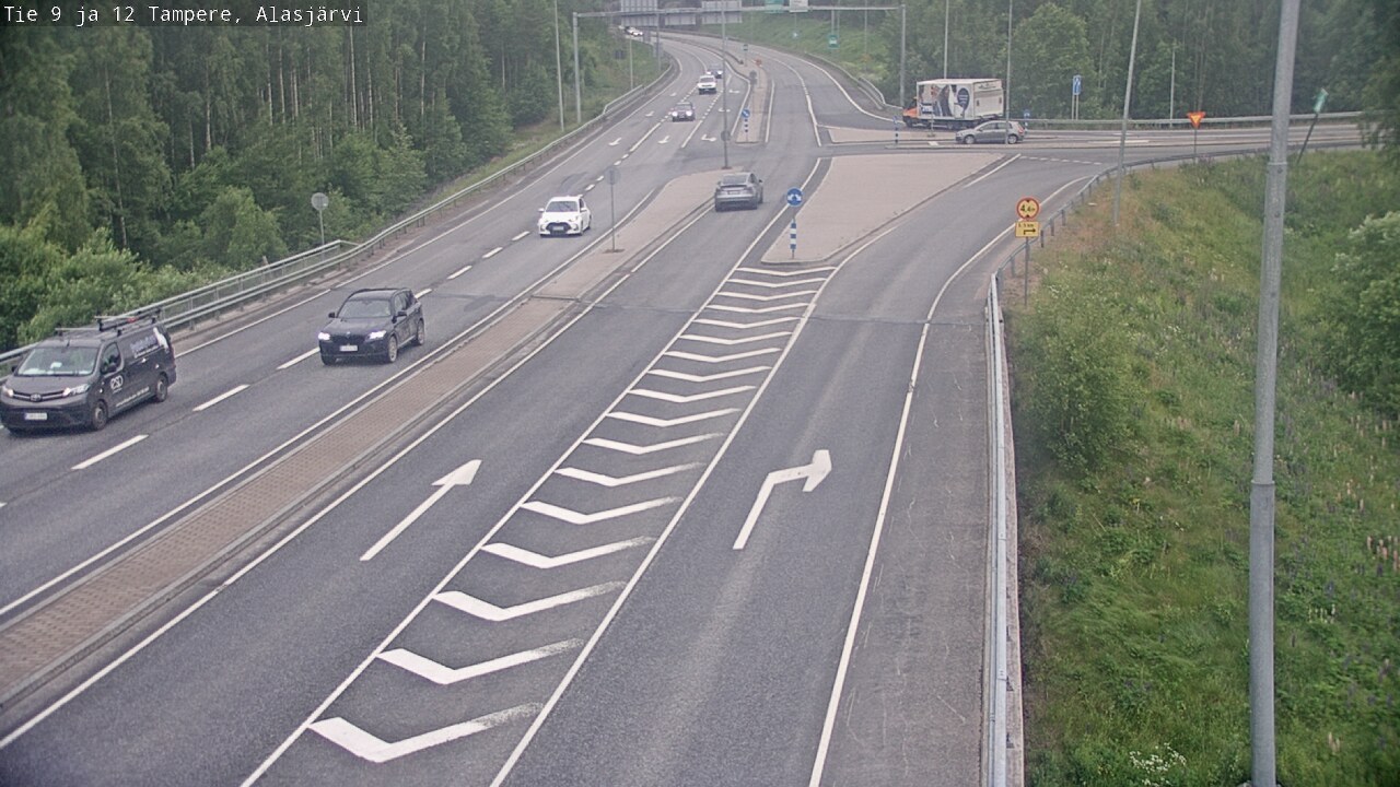 Weather Camera Image Väg 12 Tammerfors, Alasjärvi, Tampere, Pirkanmaa