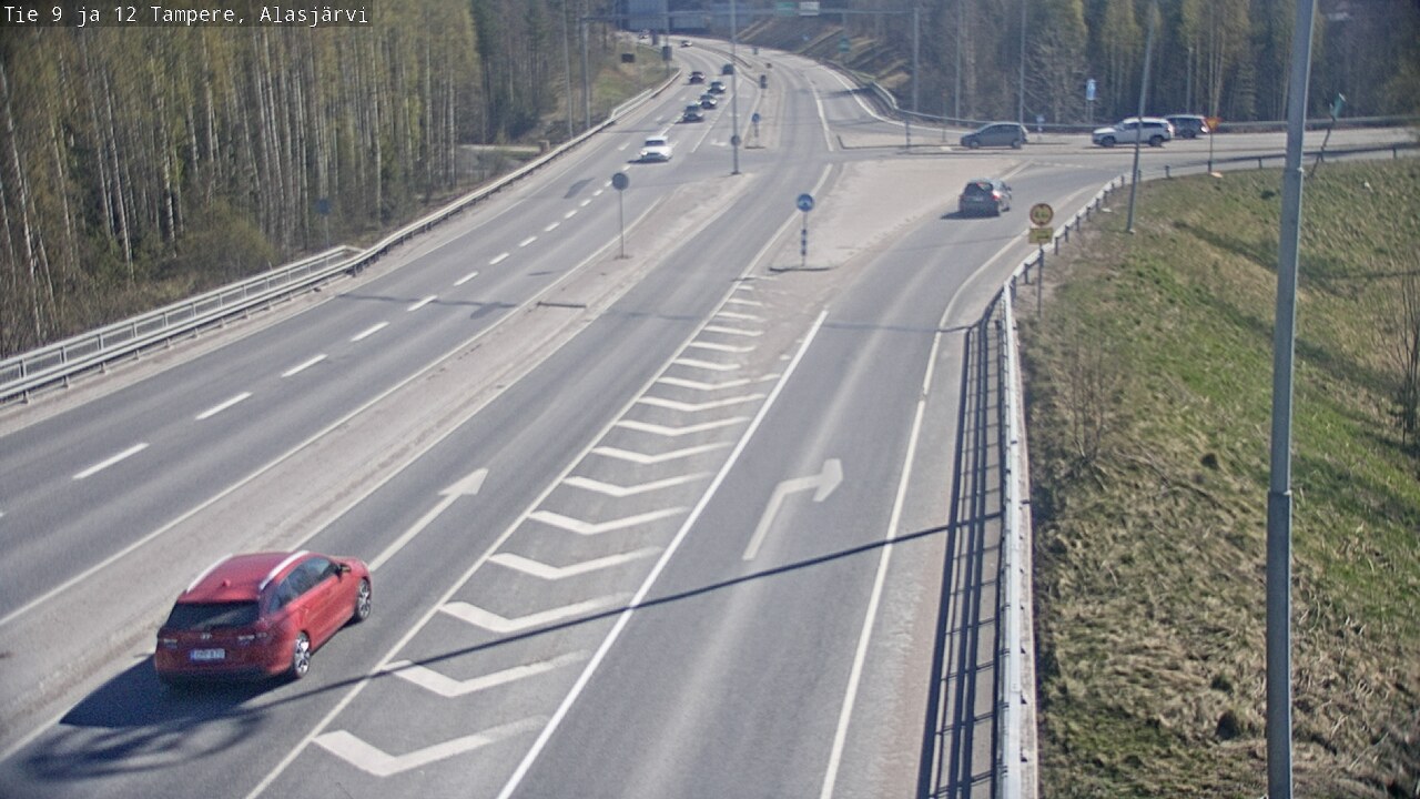 Weather Camera Image Väg 12 Tammerfors, Alasjärvi, Tampere, Pirkanmaa