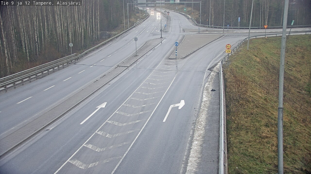 Weather Camera Image Väg 12 Tammerfors, Alasjärvi, Tampere, Pirkanmaa