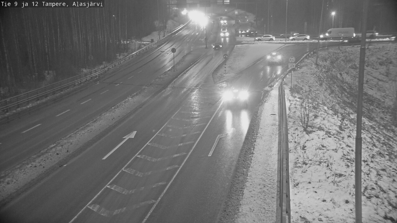 Weather Camera Image Väg 12 Tammerfors, Alasjärvi, Tampere, Pirkanmaa