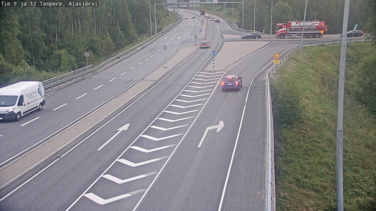 Weather Camera Image Road 12 Tampere, Alasjärvi, Tampere, Pirkanmaa