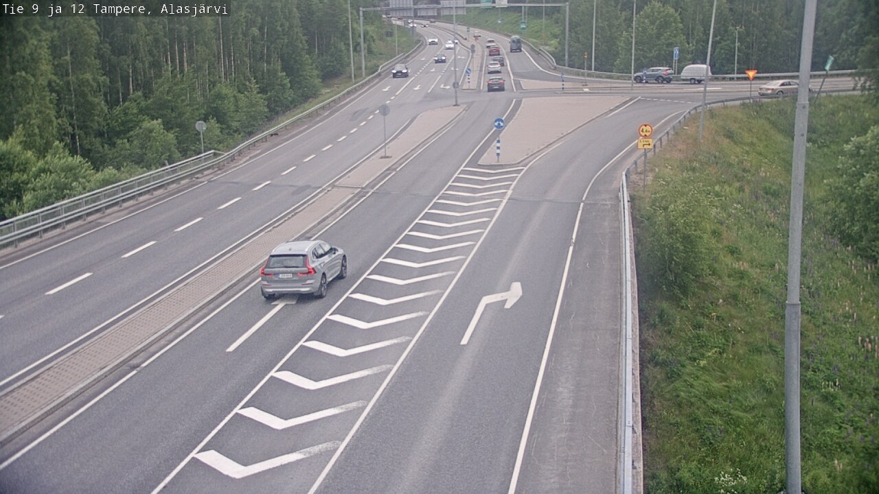 Weather Camera Image Väg 12 Tammerfors, Alasjärvi, Tampere, Pirkanmaa