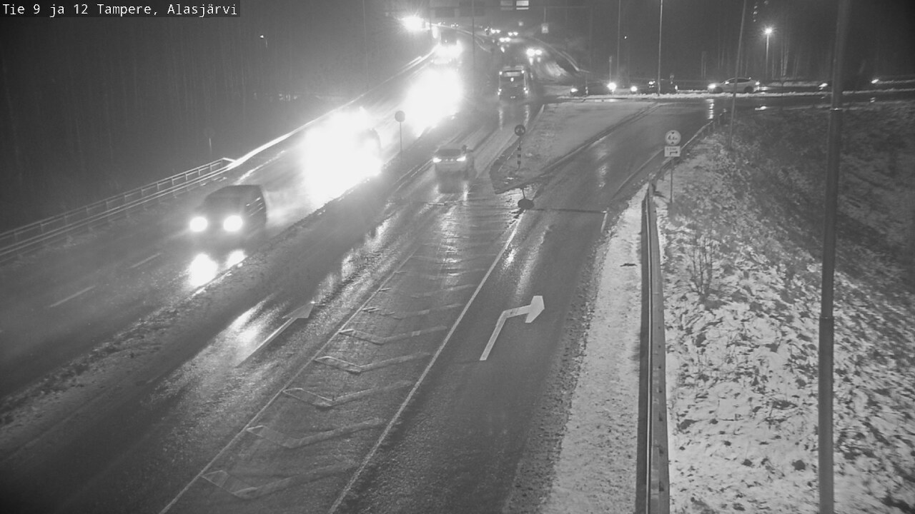Weather Camera Image Väg 12 Tammerfors, Alasjärvi, Tampere, Pirkanmaa