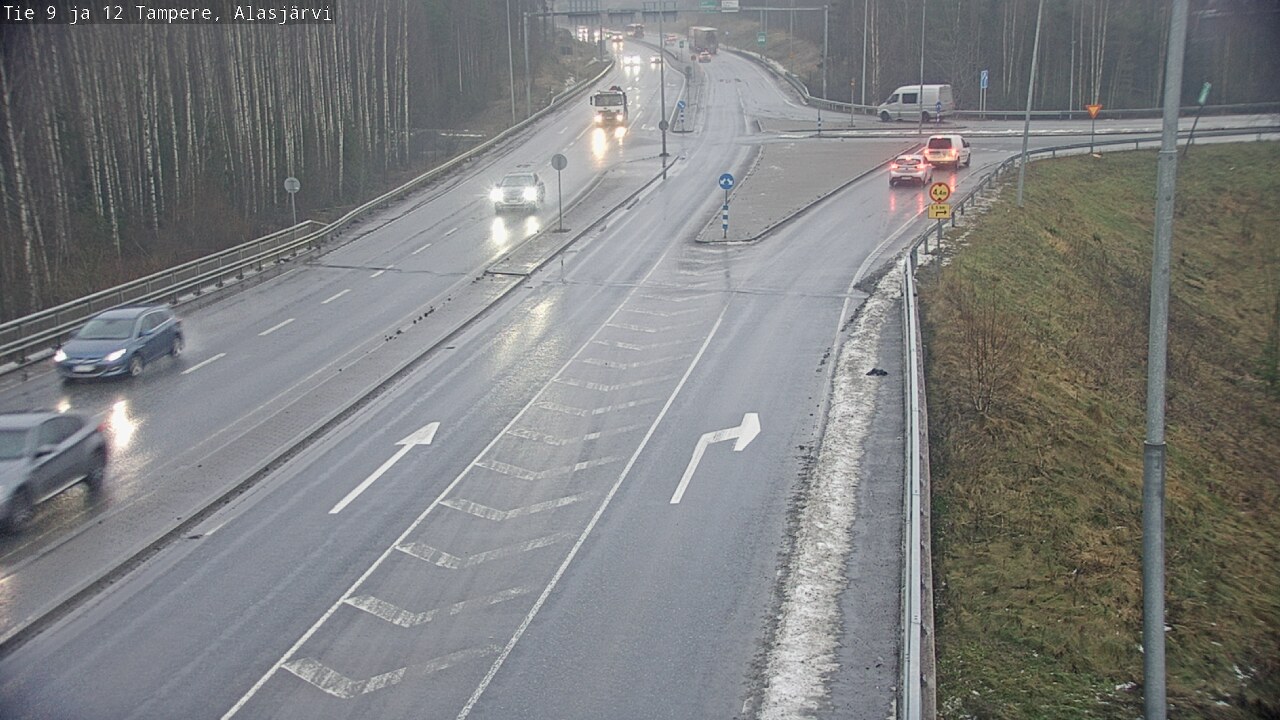 Weather Camera Image Väg 12 Tammerfors, Alasjärvi, Tampere, Pirkanmaa