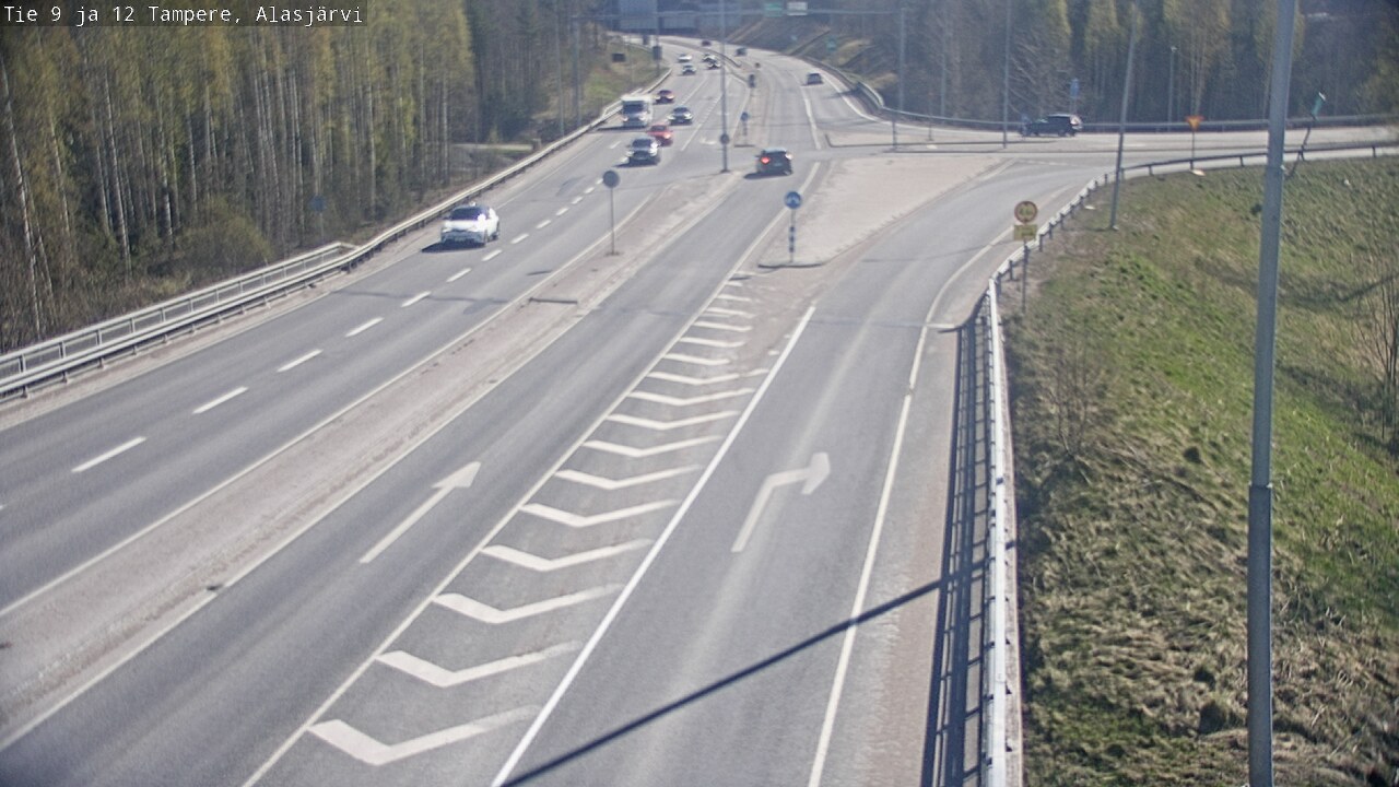 Weather Camera Image Väg 12 Tammerfors, Alasjärvi, Tampere, Pirkanmaa
