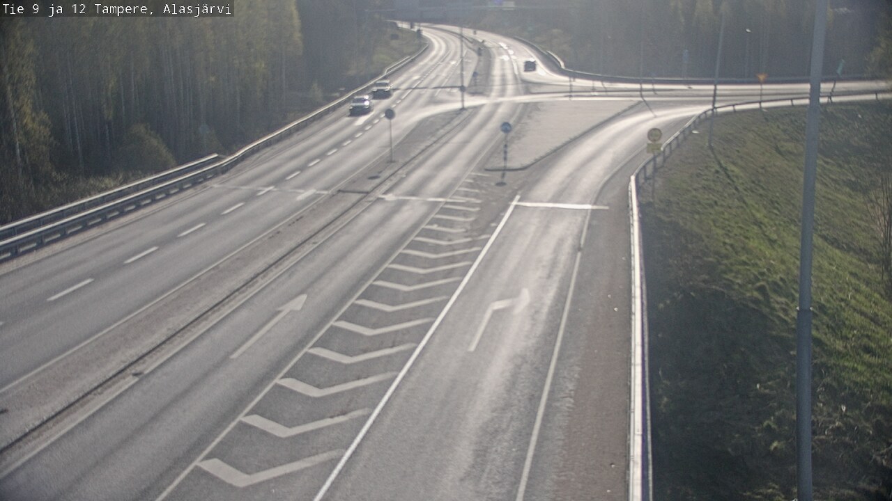 Weather Camera Image Väg 12 Tammerfors, Alasjärvi, Tampere, Pirkanmaa