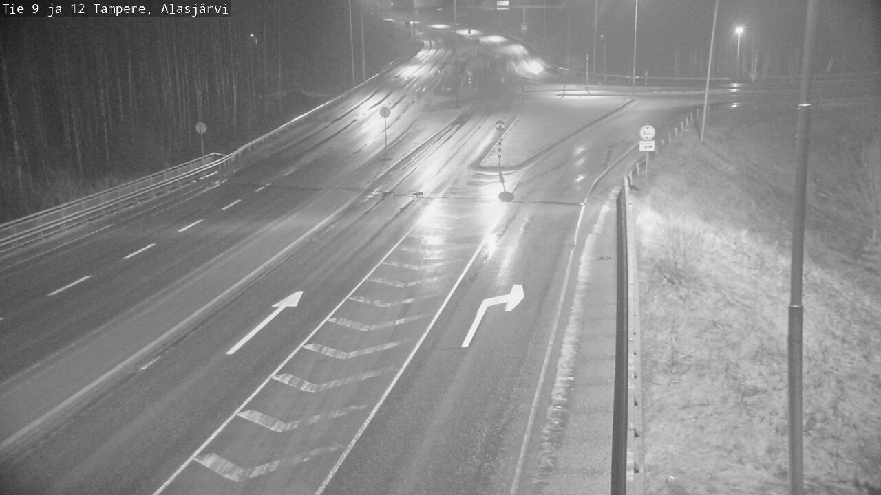 Weather Camera Image Väg 12 Tammerfors, Alasjärvi, Tampere, Pirkanmaa