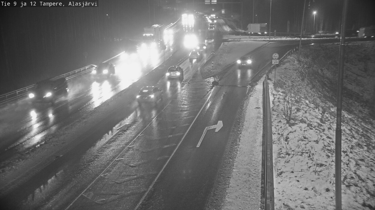 Weather Camera Image Väg 12 Tammerfors, Alasjärvi, Tampere, Pirkanmaa