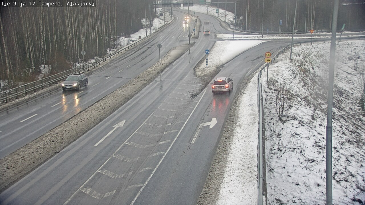 Weather Camera Image Väg 12 Tammerfors, Alasjärvi, Tampere, Pirkanmaa