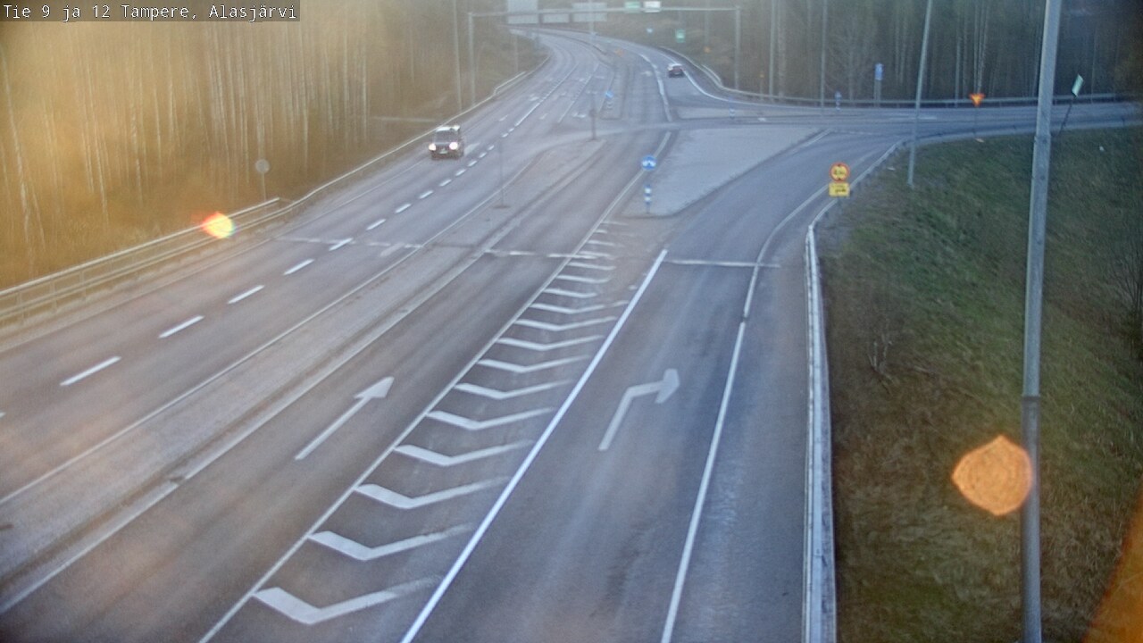 Weather Camera Image Väg 12 Tammerfors, Alasjärvi, Tampere, Pirkanmaa