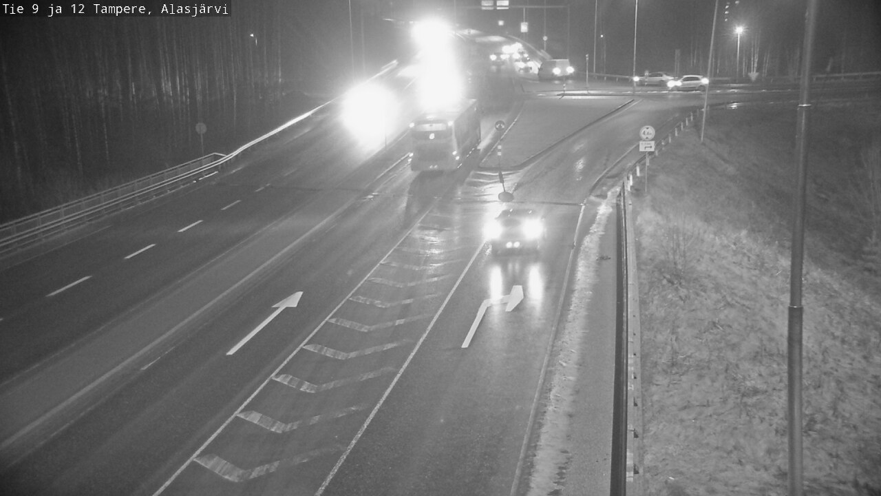 Weather Camera Image Väg 12 Tammerfors, Alasjärvi, Tampere, Pirkanmaa