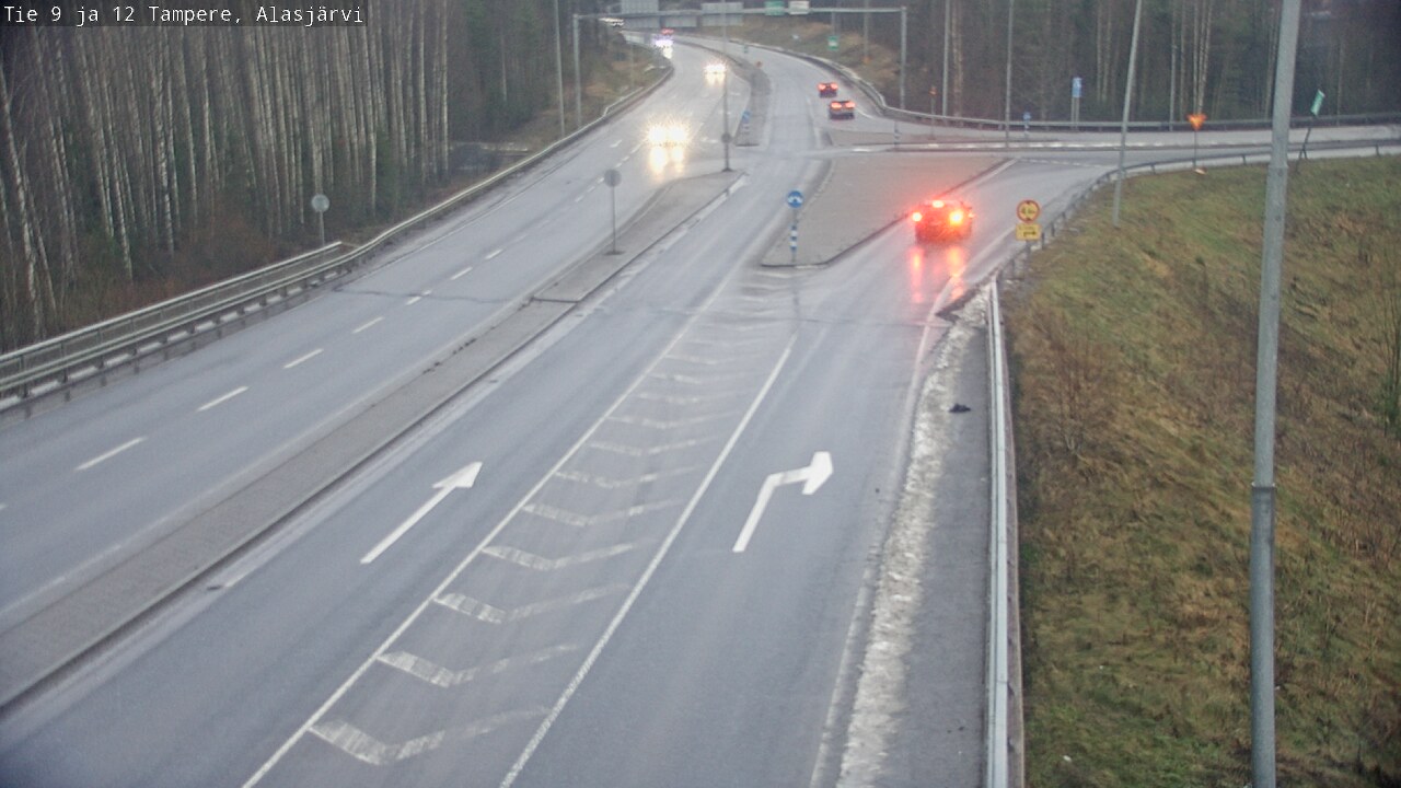 Weather Camera Image Väg 12 Tammerfors, Alasjärvi, Tampere, Pirkanmaa