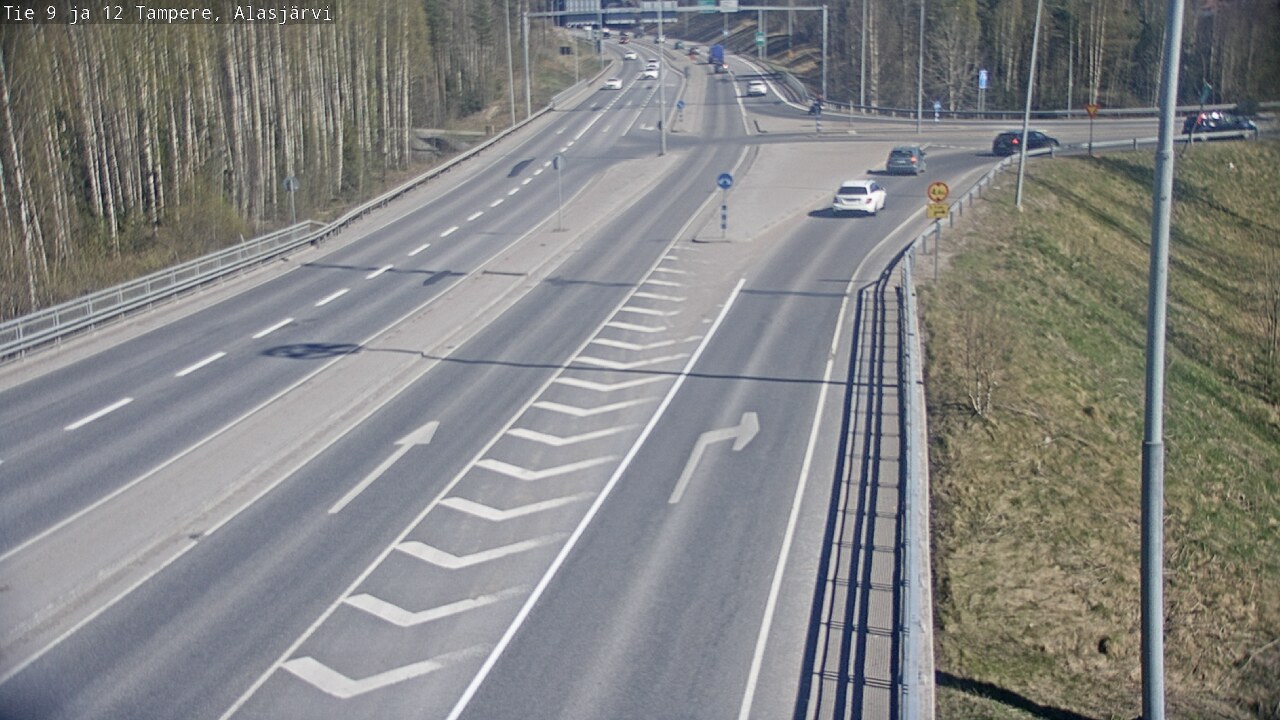 Weather Camera Image Väg 12 Tammerfors, Alasjärvi, Tampere, Pirkanmaa