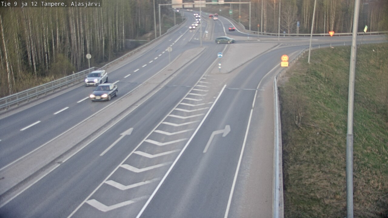 Weather Camera Image Väg 12 Tammerfors, Alasjärvi, Tampere, Pirkanmaa