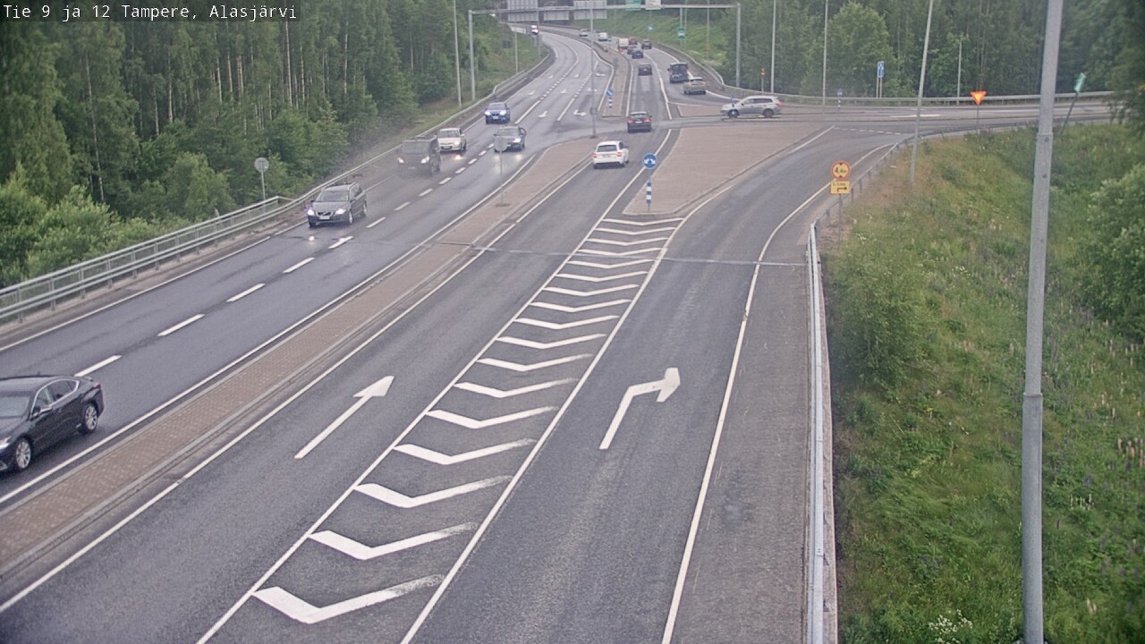 Weather Camera Image Väg 12 Tammerfors, Alasjärvi, Tampere, Pirkanmaa