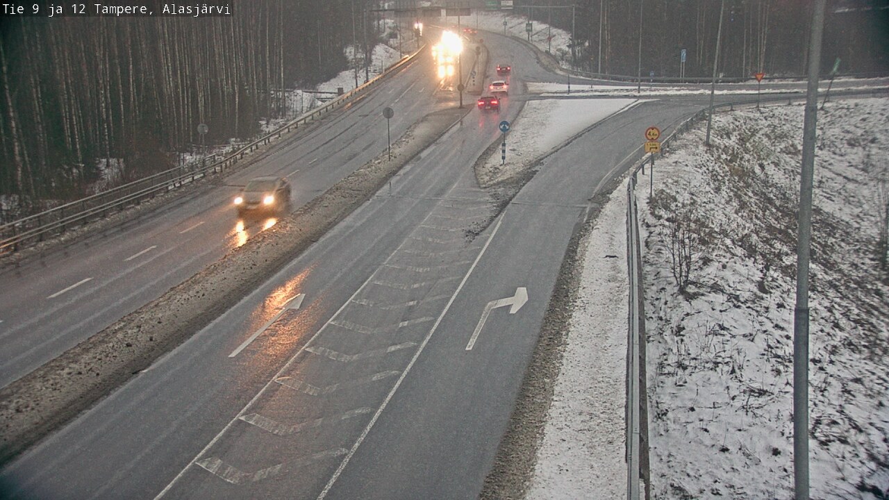 Weather Camera Image Väg 12 Tammerfors, Alasjärvi, Tampere, Pirkanmaa