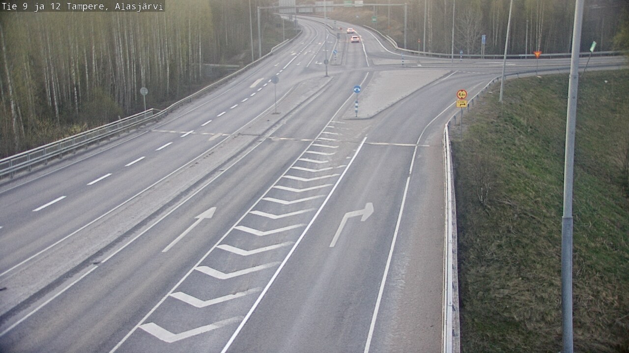 Weather Camera Image Road 12 Tampere, Alasjärvi, Tampere, Pirkanmaa