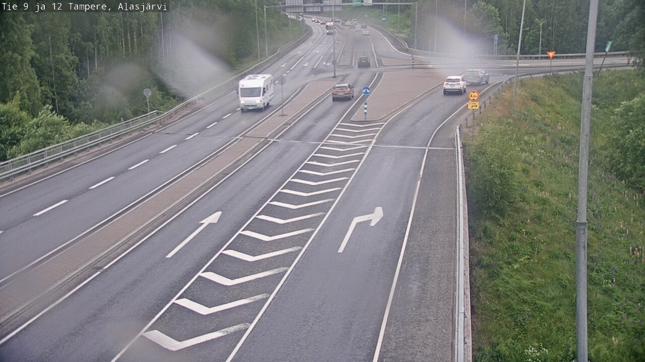 Weather Camera Image Väg 12 Tammerfors, Alasjärvi, Tampere, Pirkanmaa