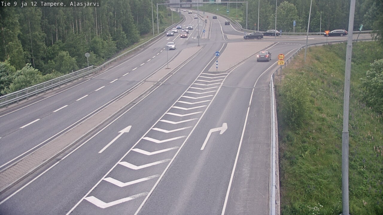 Weather Camera Image Väg 12 Tammerfors, Alasjärvi, Tampere, Pirkanmaa