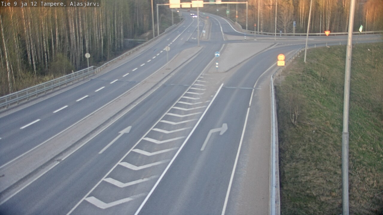Weather Camera Image Väg 12 Tammerfors, Alasjärvi, Tampere, Pirkanmaa