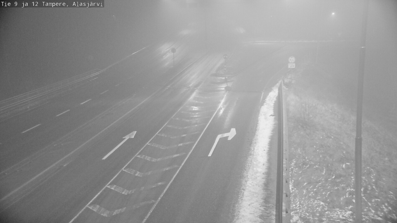 Weather Camera Image Road 12 Tampere, Alasjärvi, Tampere, Pirkanmaa